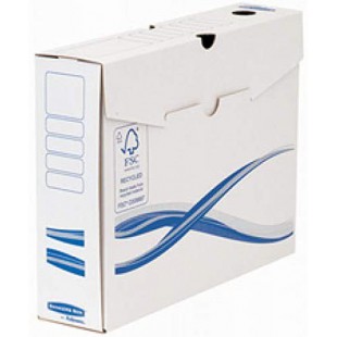 Lot de 25 : Bankers Box 4460202 Basic Boite d'archivage 100 x 250 x 325 mm