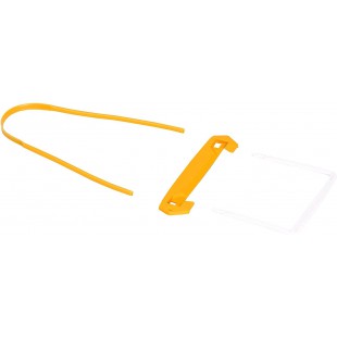 Fellowes 1189101 Lot de 100 Clips Tube pour archives Bankers Box 9,7 cm Jaune/Blanc