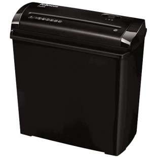 Fellowes Destructeur de document P-25S, destructeur personnel, coupe droite, corbeille 11L, Capacite : 5 feuilles, ideal pour la