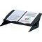 Fellowes Porte-documents incline Easy Glide, support d'ecriture, angle ajustable, compartiment de rangement, noir/gris