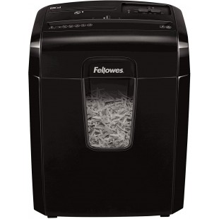 Fellowes 4692101 Destructeur individuel 8Cd Coupe Croisee 8 feuilles avec destructeur de carte de credit/CD Agrafe/Trombone