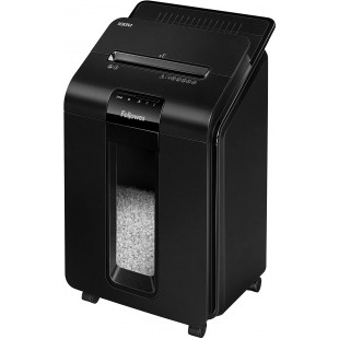 Fellowes Destructeur automatique Auto Feed 100M, Micro-Cut, 10 feuilles pour la maison et le bureau, dote de la technologie Sile