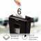 Fellowes Powershred 6M, destructeur de documents maison/bureau, 6 feuilles, coupe Mini cut, 6 feuilles, avec verrouillage de sec