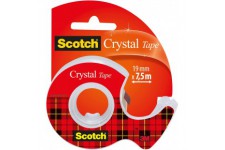 Scotch - 3M Crystal - Ruban Adhesif, Transparent, 19 mm x 7,5 m