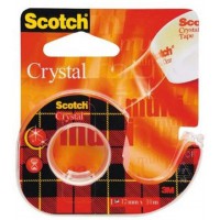 Scotchâ„¢ 600H1210 cristal set de 1 rouleaux de ruban adhesif 12 mm x 10 m