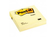 Post-it Notes repositionnables 200 feuilles 100 x 100 mm Jaune