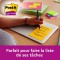 Post-it Lot de 4 Blocs de Notes repositionnables 149 x 98.4 mm Neon