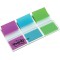 Post-it 680-PBGEU Marque-pages 25,4 x 44 mm Bleu/Vert/Violet