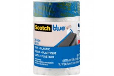 Scotch Painter's Tape Scotchblue PT2093EL-24 Plastique pre-colle pour peintre Transparent Largeur 61 cm
