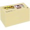 Post-it 622-12SSCY-EU Lot de 12 Blocs de Notes 90 Feuilles 47.6 x 47.6 mm Jaune