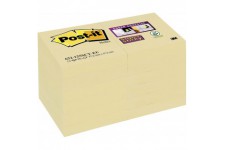 Post-it 622-12SSCY-EU Lot de 12 Blocs de Notes 90 Feuilles 47.6 x 47.6 mm Jaune
