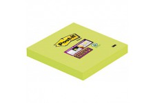 Post-it Super Sticky Notes repositionnables 90 feuilles 76 x 76 mm Vert Olive