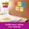 Post-it Z-Super Sticky Lot de 16 Blocs de Notes repositionnables 76 x 76 mm Neon