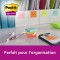 Post-it Z-Super Sticky Lot de 16 Blocs de Notes repositionnables 76 x 76 mm Neon