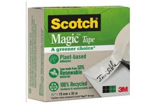 Scotch Magic Ruban adhesif 19 mm x 30 m Transparent