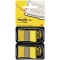 Post-it - BP299 - Marque-page standard - 25,4 x 44 mm - Lot de 2 x 50 - Jaune