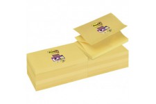 Post-it Super Sticky Lot de 12 Notes repositionnables 127 x 76 mm Jaune