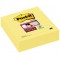 Post-it Super Sticky Lot de 3 Blocs de Notes repositionnables 101 x 101 mm Jaune