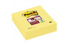 Post-it Super Sticky Lot de 3 Blocs de Notes repositionnables 101 x 101 mm Jaune