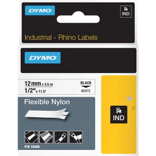 Dymo Rhino Pro 18488 Ruban Industriel en Nylon 12 mm