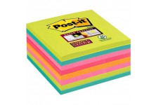 Notes Super Sticky Ultra, 76mm x 76mm, 45 Feuilles, Pack de 8 bloc