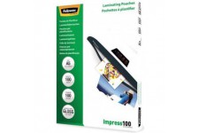 Fellowes Pochettes de plastification A5 100 microns Transparent