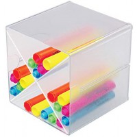 Cube X-Divider - Parent Casier a separation en X - Cristal (transparent) claire