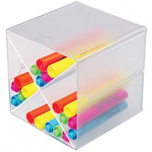 Cube X-Divider - Parent Casier a separation en X - Cristal (transparent) claire