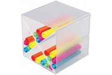 Cube X-Divider - Parent Casier a separation en X - Cristal (transparent) claire