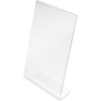 Porte affiche transparent pour documents A4 portrait incline