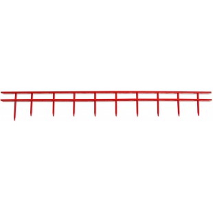 GBC 9660000 Pack de 100 Peignes A4 25 mm Rouge