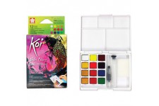 Koi Aquarel Box 12 Metallic Napjes