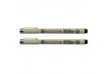 Pigma Micron Noir Taille 08 .50 mm