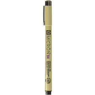 Pigma Micron - Pigment Marqueur 0,40 mm (Nr. 04) Noir