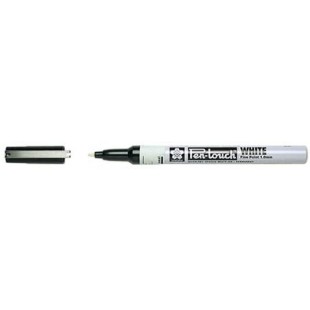 Marqueur fin Pen-Touch - Encre de peinture - Blanc - 0,02 x 4,9 x 1,9 cm