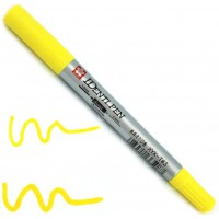 Identi-Pen Stylo double pointe Jaune