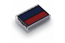 Trodat 6/4850/2 Bicolore bleu/rouge - cassettes d'encrage