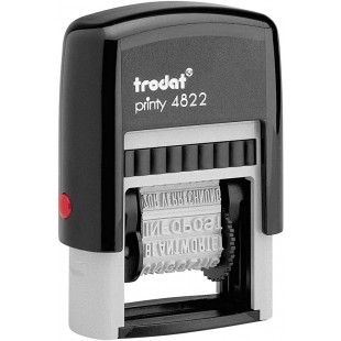 Trodat printy bebo wortbanddrehstempel hauteur des lettres 4 mm (noir)