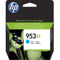 HP 953XL Cartouche d'Encre Cyan grande capacite Authentique (F6U16AE)