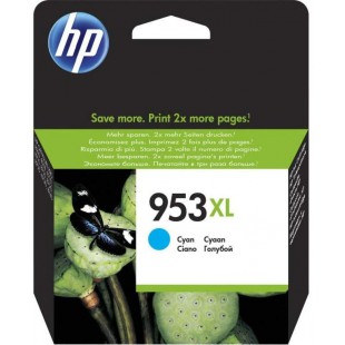 HP 953XL Cartouche d'Encre Cyan grande capacite Authentique (F6U16AE)