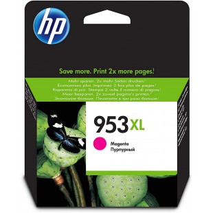 HP 953XL F6U16AE haut rendement, cartouche d'encre Authentique, imprimantes HP OfficeJet et HP OfficeJet Pro, Magenta