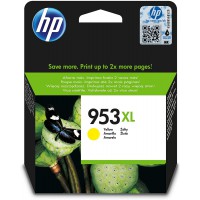 HP 953XL Cartouche d'Encre Jaune grande capacite Authentique (F6U18AE)