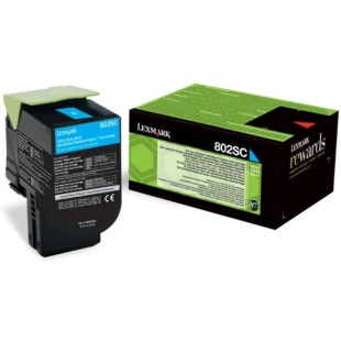 80C2SC0 Cartouche de Toner Laser pour Imprimante CX310 Cyan