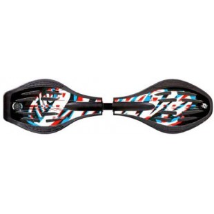 Waveboard The Wave G1, Design: Black Glitch, l'Original, Le Classique, 500030