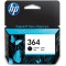 HP 364 Cartouche d'encre d'origine noire capacite standard 6 ml 250 pages 1 pack avec encre Vivera