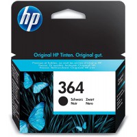 HP 364 Cartouche d'encre d'origine noire capacite standard 6 ml 250 pages 1 pack avec encre Vivera