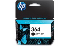 HP 364 Cartouche d'encre d'origine noire capacite standard 6 ml 250 pages 1 pack avec encre Vivera