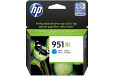 HP 951XL Cartouche d'Encre Cyan grande capacite Authentique (CN046AE)