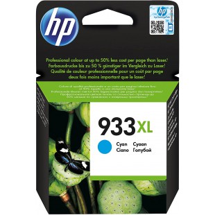 HP 933XL Cartouche d'Encre Cyan grande capacite Authentique (CN054AE) pour HP OfficeJet 6100 / 6600 / 6700 / 7110 / 7510 / 7610 