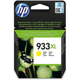 HP 933XL Cartouche d'Encre Jaune grande capacite Authentique (CN056AE) pour HP OfficeJet 6100 / 6600 / 6700 / 7110 / 7510 / 7610